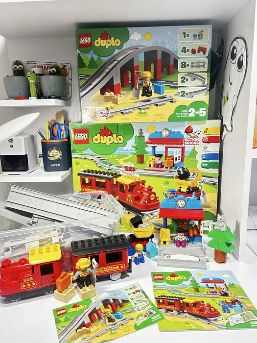 Lego duplo потяг на паровій тязі 10874