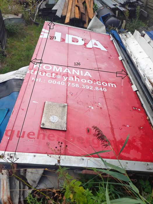 Drzwi Naczepy Prawe 126x273