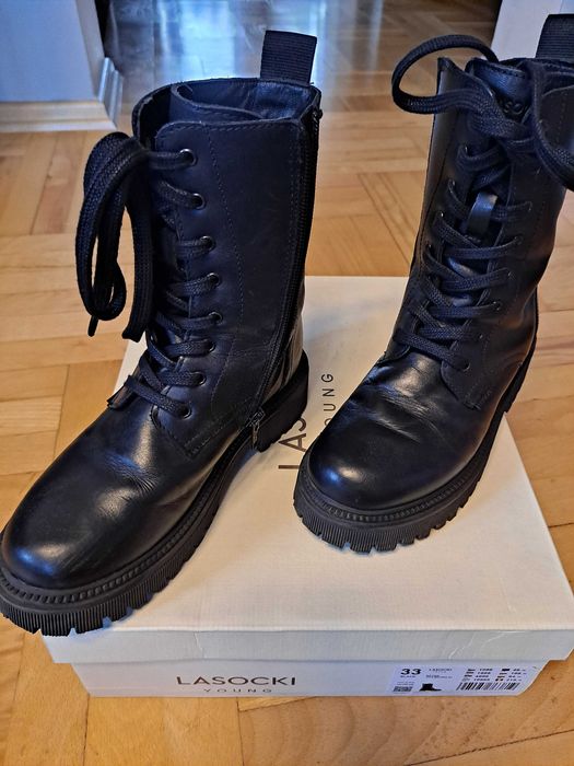 Buty zimowe kozaki Lasocki rozmiar 33