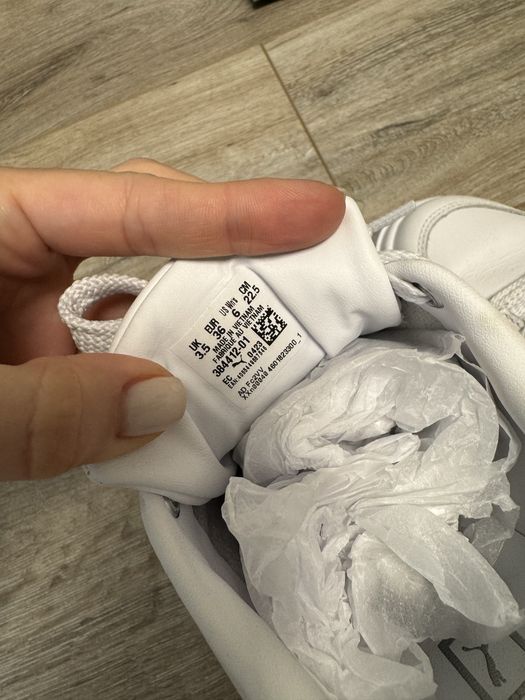 Кожанные кроссовки puma mayze stack. размер 36