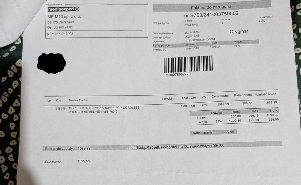 Karcher FC7 Cordless Premium HomeLine