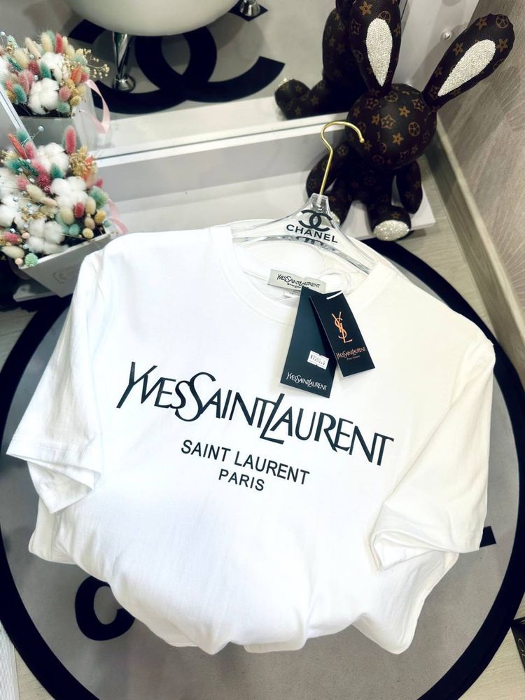 Футбрлка YSL Футболка Yves Saint Laurent