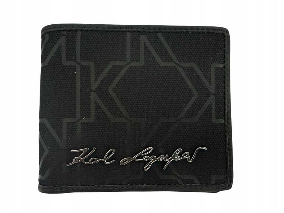 Karl Lagerfeld portfel damski K/Monogram Small czarny 22WW3215