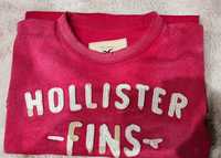 Koszulka t-shirt różowy Hollister L