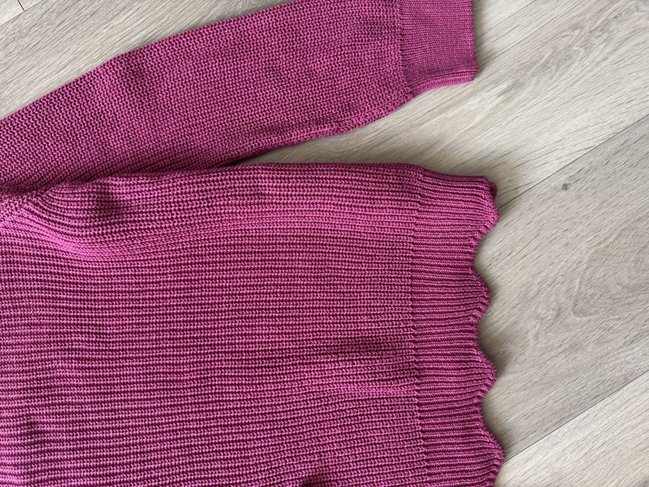 Малиновий светр кофта zara M