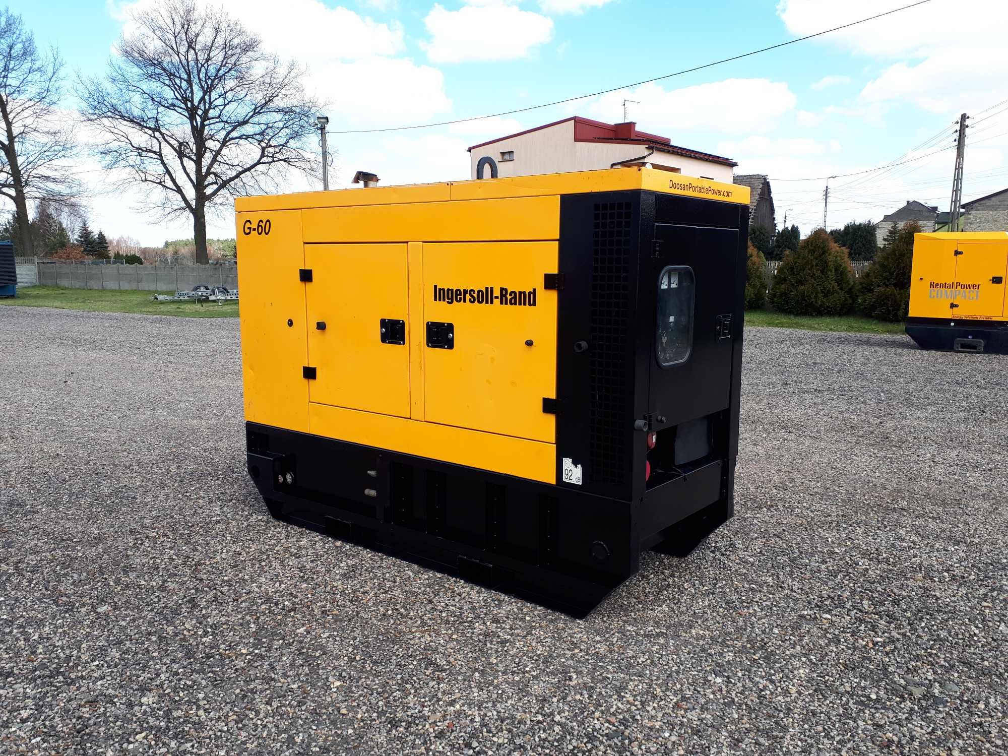 Agregat Prądotwórczy Ingersoll Rand 60 kva JOHN DEERE