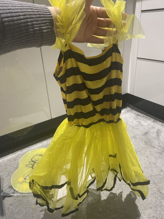 Kostium strój pszczółka sukienka 3 el 100-110