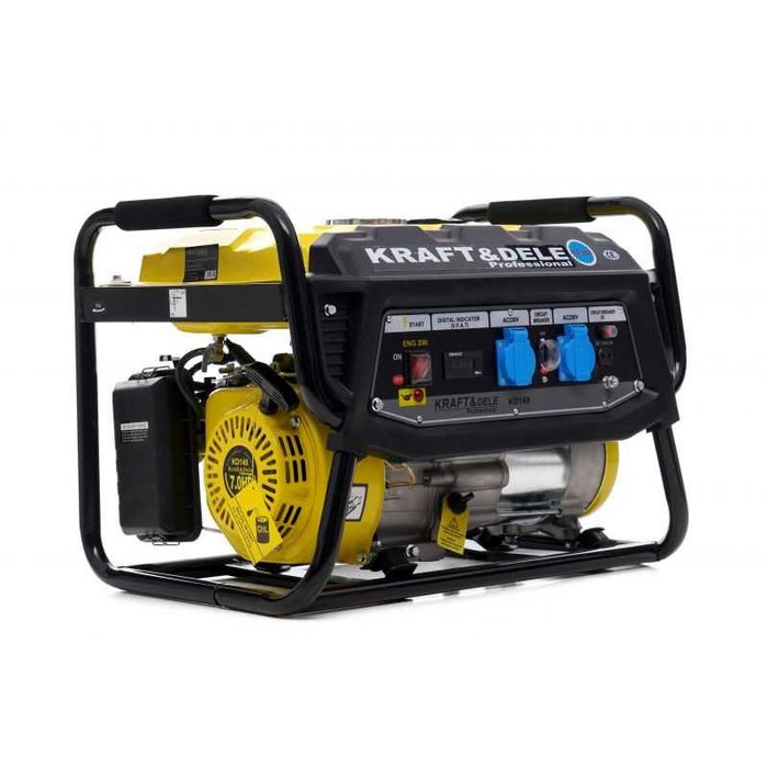 AGREGAT PRĄDOTWÓRCZY 1 fazowy 4-suw 3500W + wyświetlacz LCD KD149