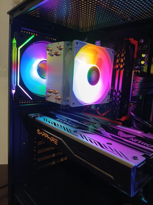 Игровой ПК/ Ryzen 5 3600/ RX 470/ RAM 16 Gb DDR4/ SSD 128 Gb