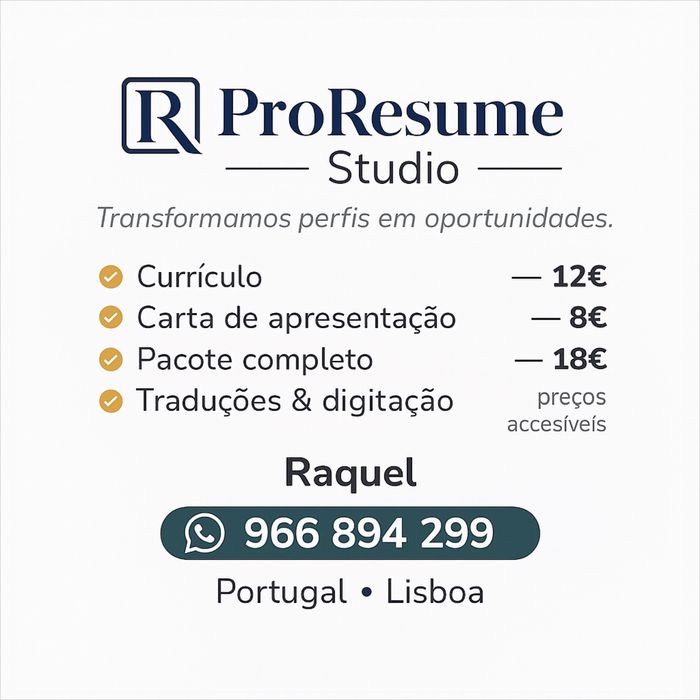 Criação de curriculos