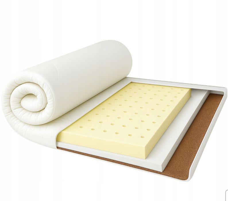 Materac nawierzchniowy 200x120 topper 7cm H3/H4
