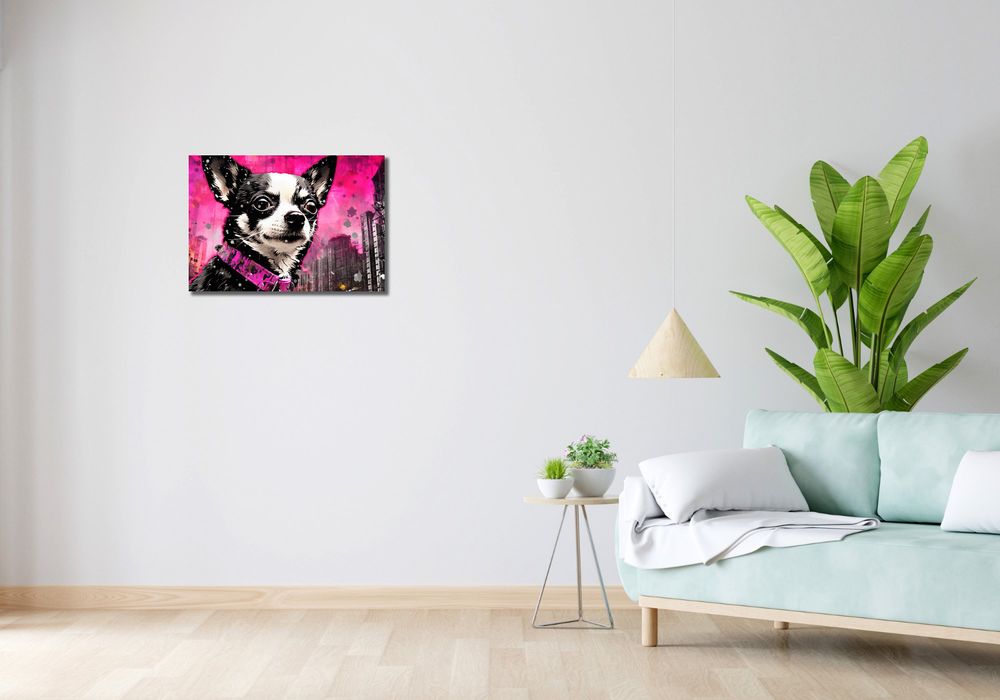 Obraz 60x40cm Mały Psiak o Dużej Duszy