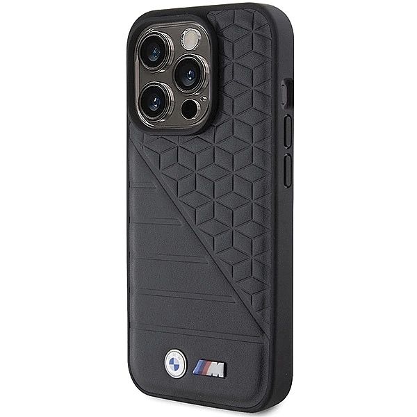 Etui BMW Bi Pattern na iPhone 15 Pro - czarne
