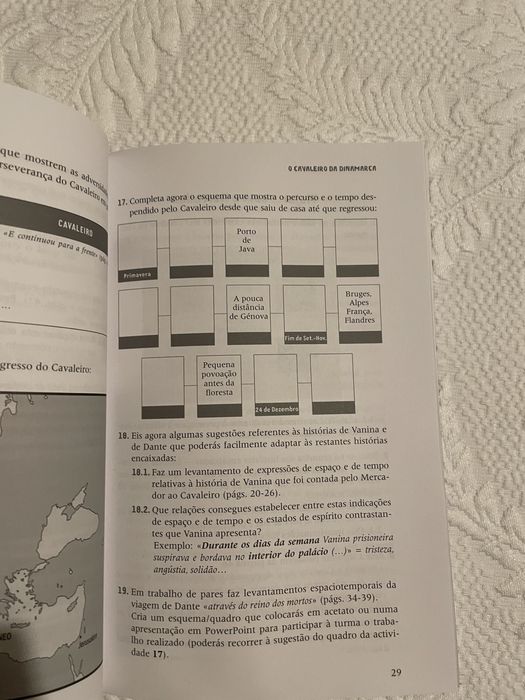 O cavaleiro da Dinamarca -o texto em analise