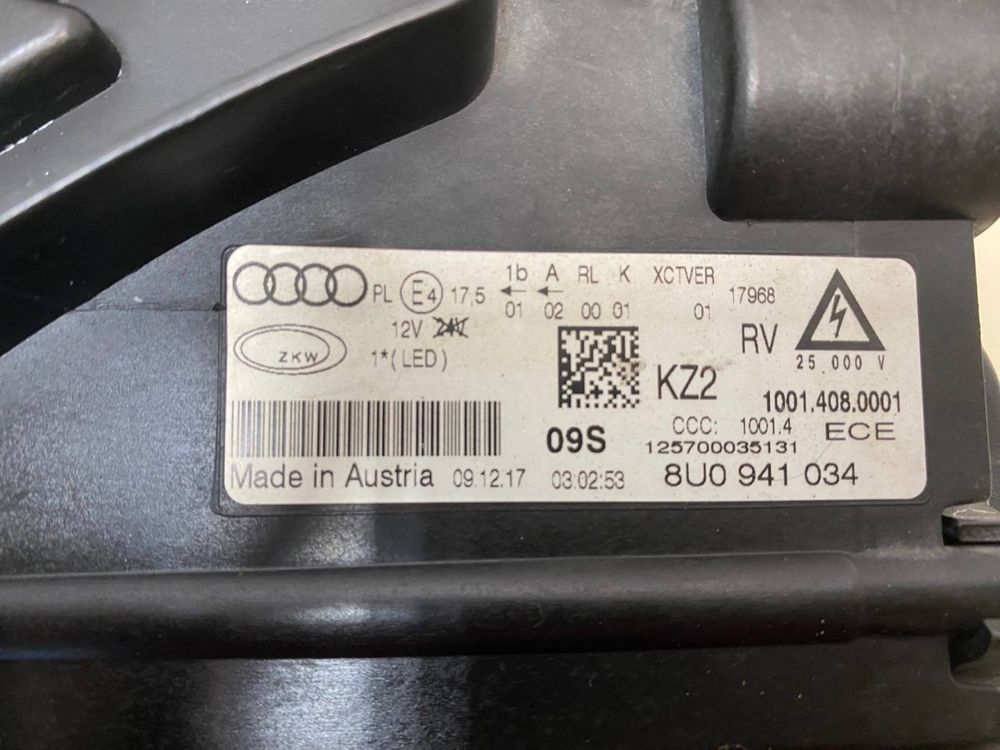 Фара фары Ауди Audi Q3 8U0 2014-2018 оригигал бу trade in