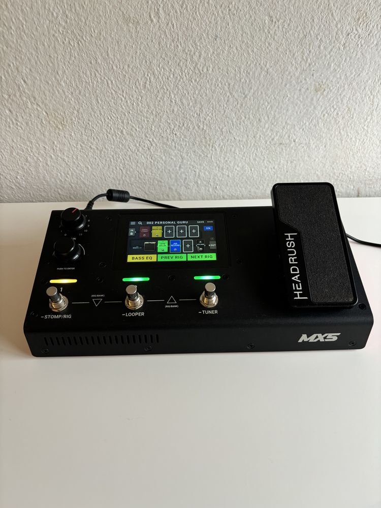 Pedaleira de Guitarra HeadRush MX5 Ecrãn Touch