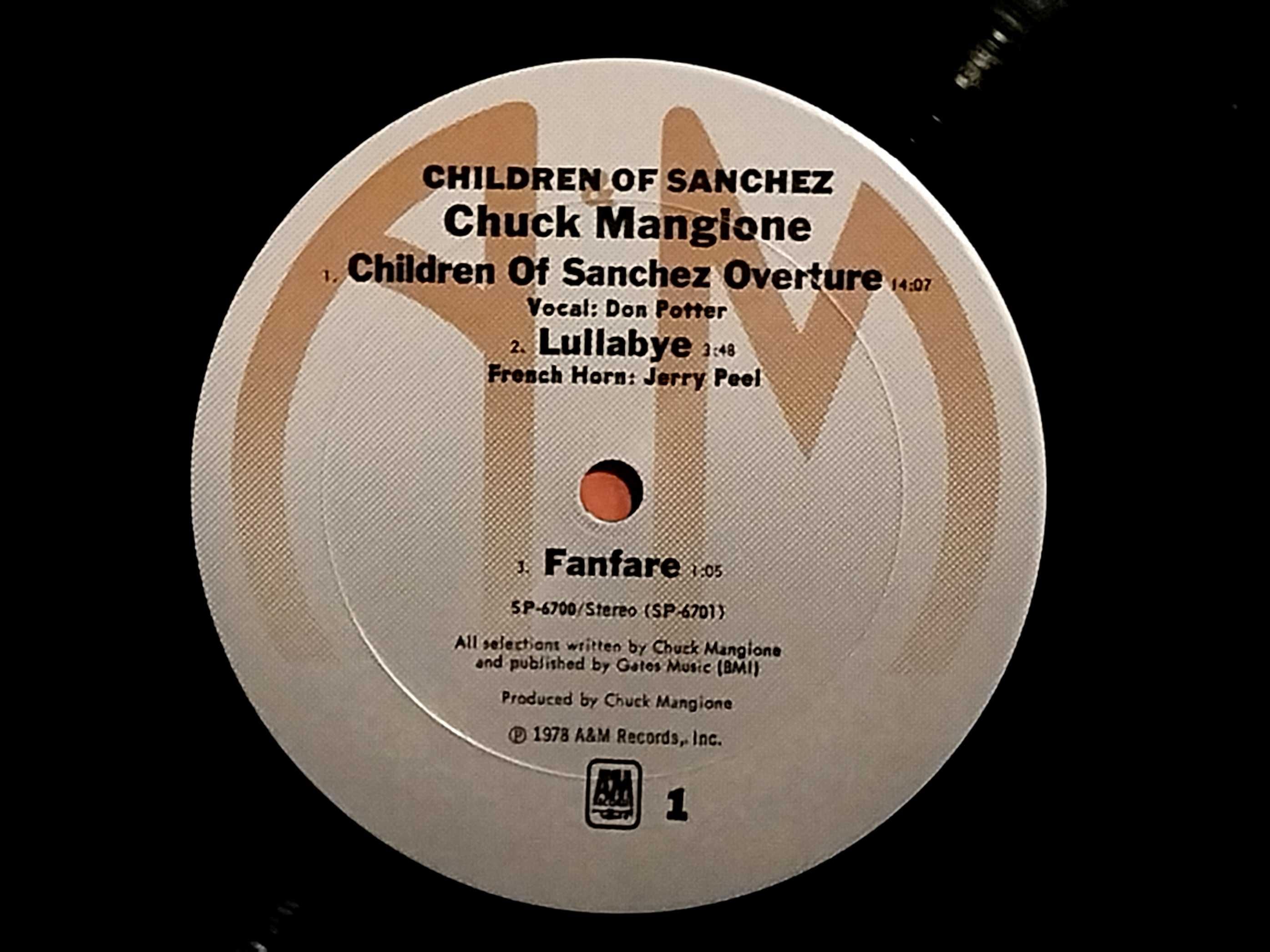 Chuck Mangione – Children Of Sanchez, 2-LP. 1978, 1st US Press