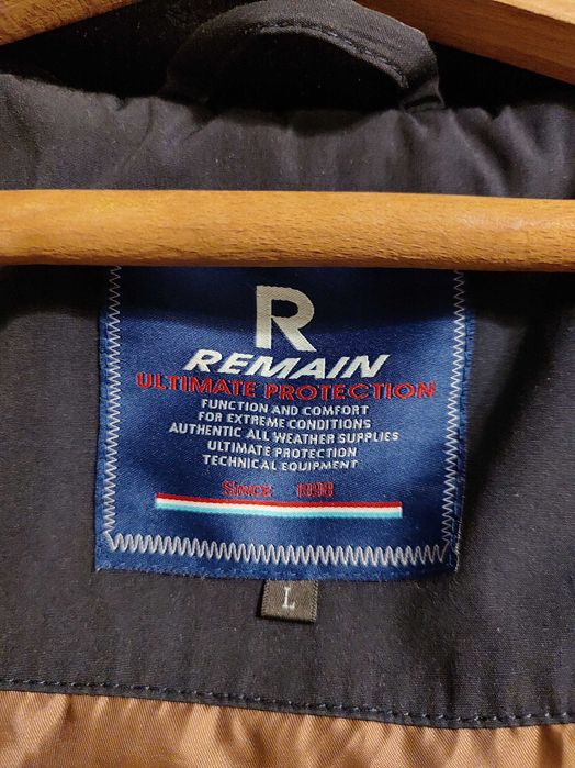 Тепла чоловіча зимова курта Remain Розмір: L темно синя