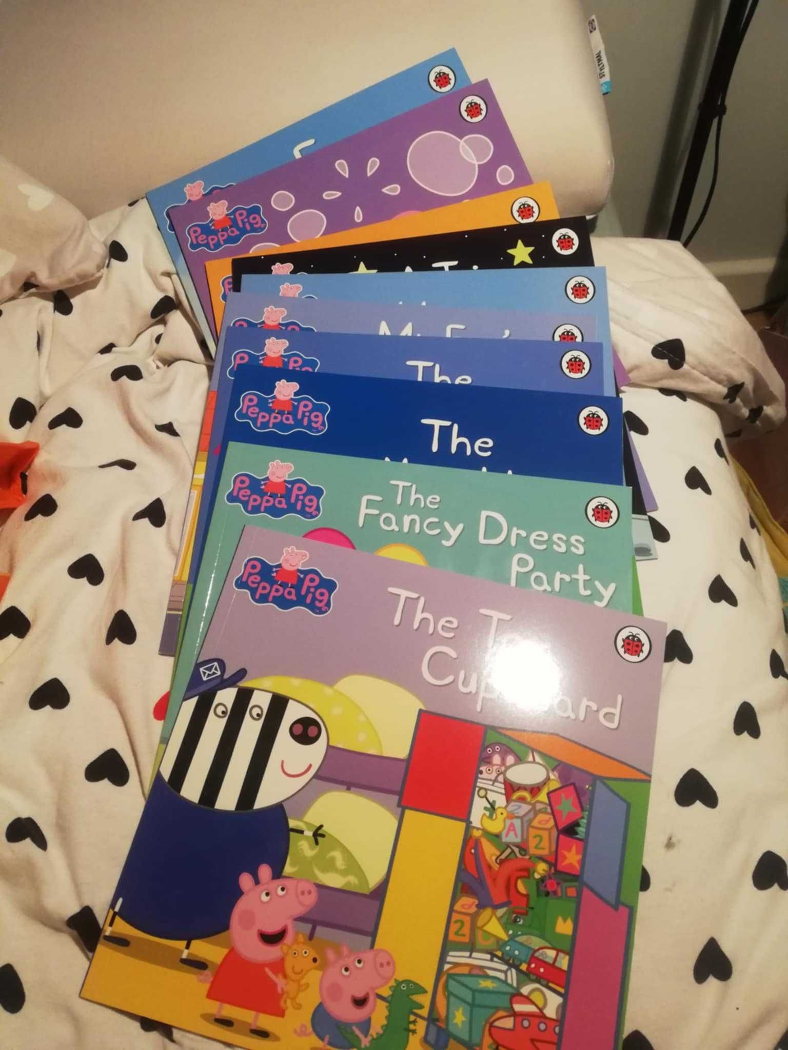Zestaw książek Peppa pig x10 j.angielski