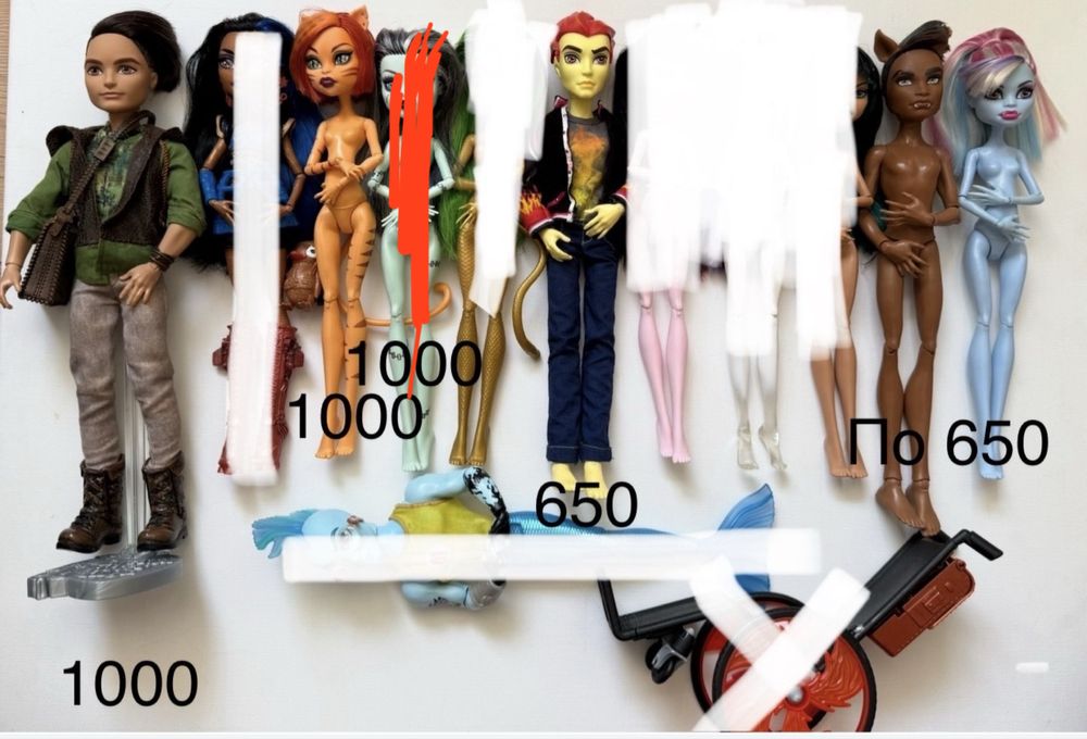 Продаж оригінальних ляльок монстер хай , аксів, одягу взуття