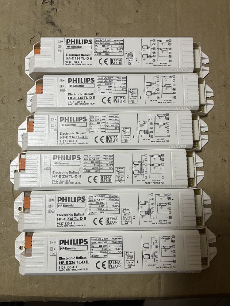 Statecznik eketroniczny hf-e 236 tl-d ii 5 szt.