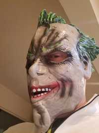 Maska realistyczna oker dżoker halloween horror