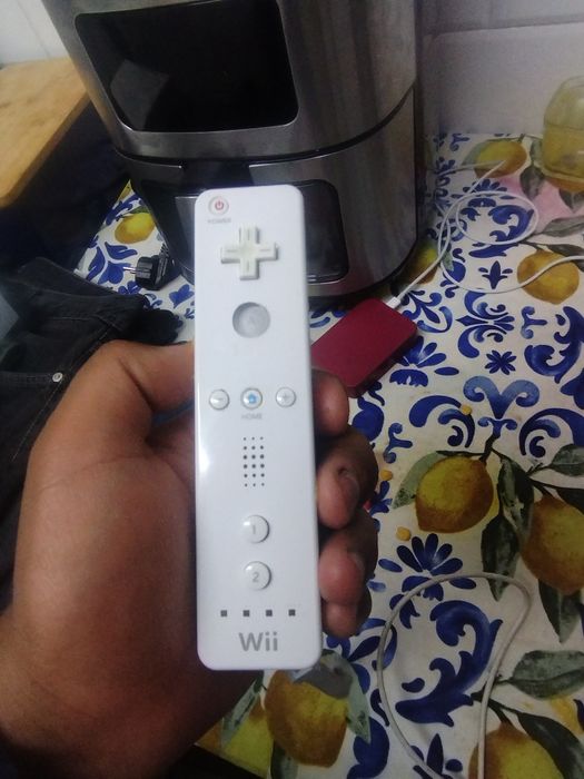 Wii com cabos para tv