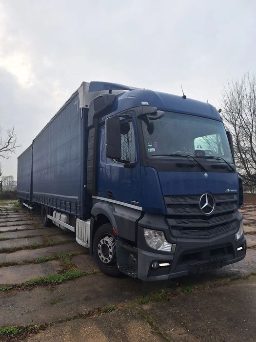Mercedes-Benz Actross 1830  Mercedes-Benz ACTROS 1830 / TANDEM 120 M3 / PRZEJAZDOWY
