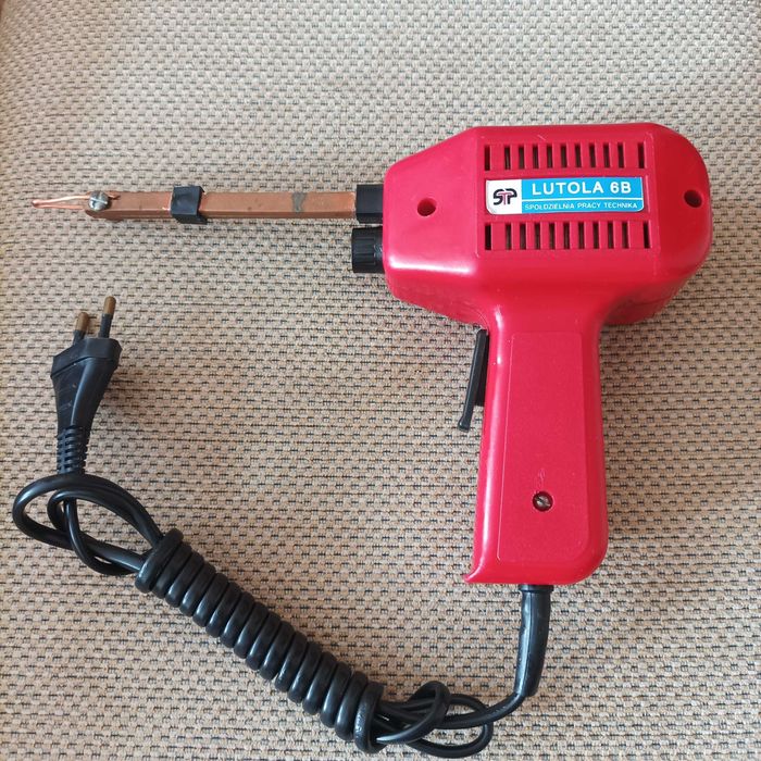 Polska lutownica transformatorowa Lutola 6B temp grotu 480°C