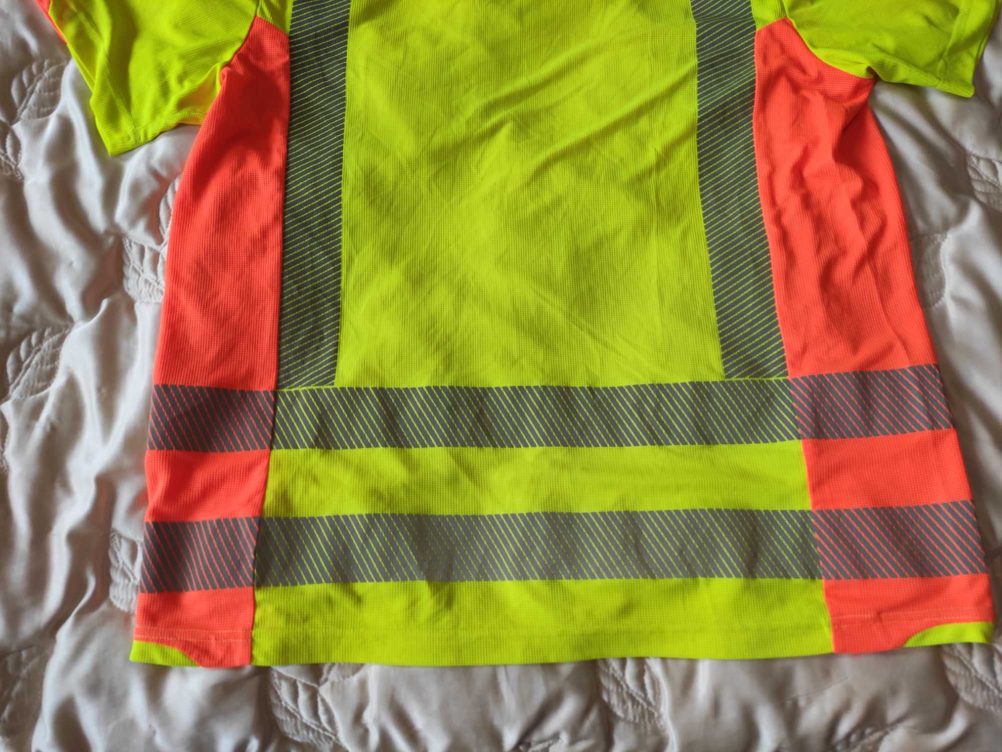 Męska robocza koszulka odblaskowa Engelbert Strauss r. XL jak nowa