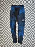 Męskie legginsy sportowe termoaktywne Adidas techfit climachill S