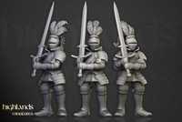 Sunland Knights on Foot #7 Highlands Miniatures Warhammer Old World