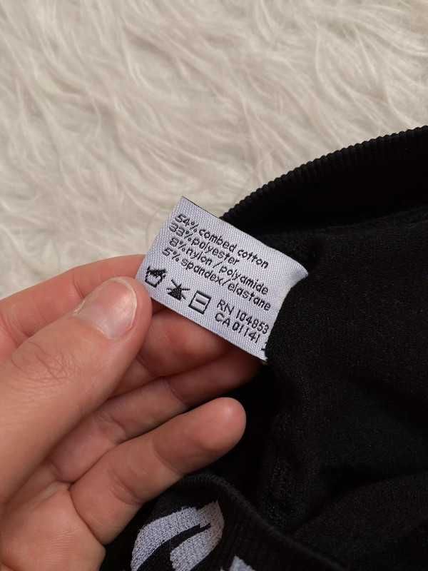 Czarne leginsy getry legginsy calvin klein rozmiar m z napisem