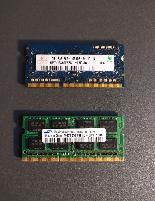 Ноутбучная оперативная память DDR3 1333 MHz