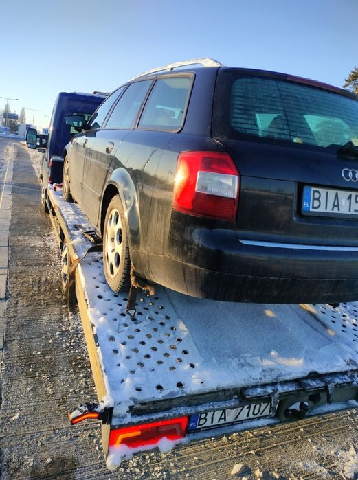 Pomoc Drogowa 24H Laweta Holowanie Transport Białystok Podlaskie Tanio