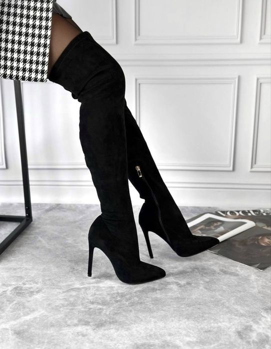 Ботфорти чулок на шпильці