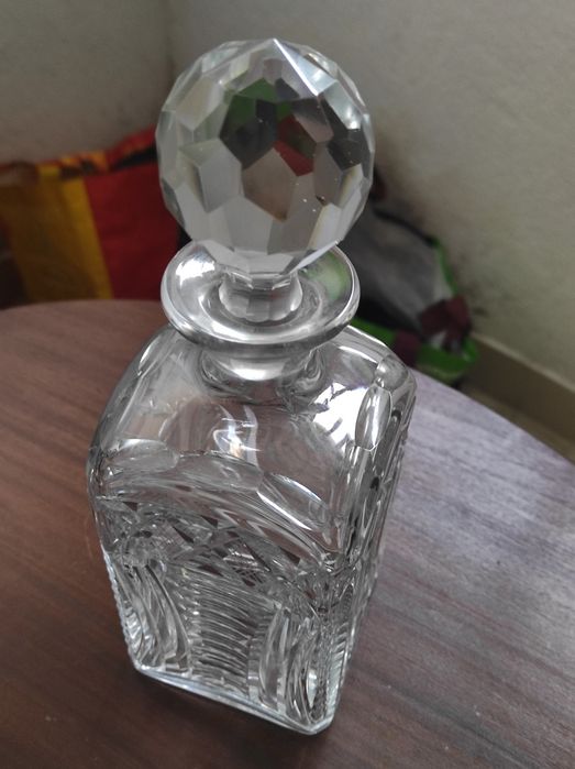 Garrafa cristal vintage