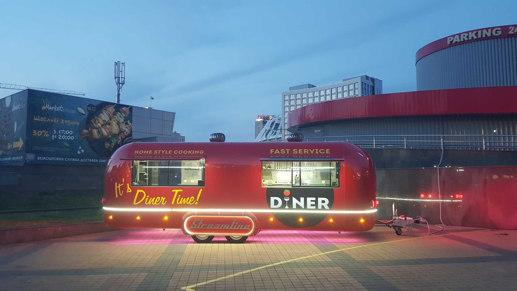 Streamline STL-8 фудтрак, торговый прицеп, фаст-фуд food truck, причеп