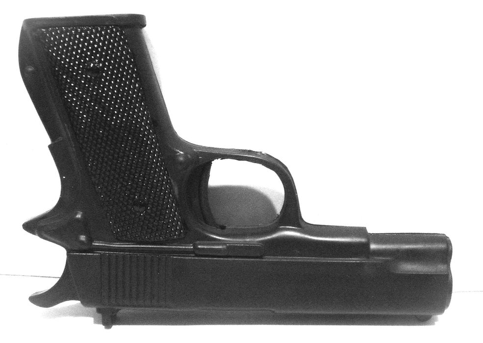 BRINCOVIANA - Pistola de brincar com dardos antiga