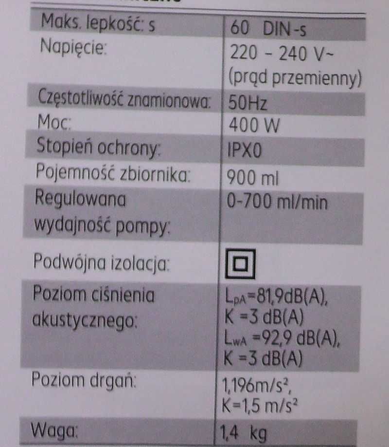Pistolet Natryskowy do Malowania 700ml/min 400 Watt 3 poziomy dyszy