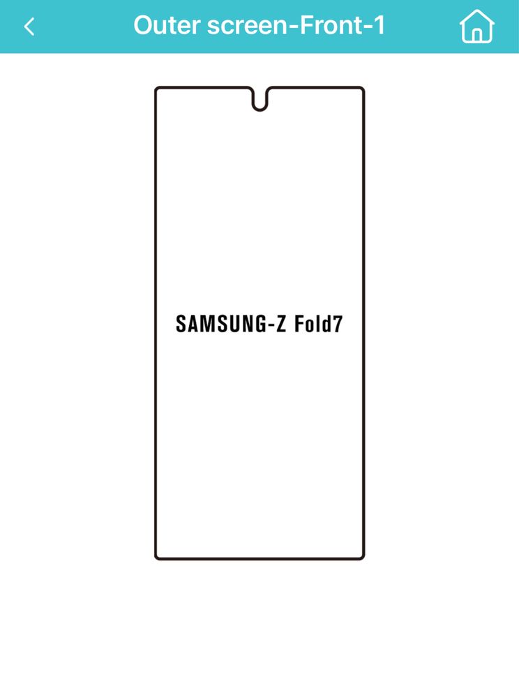 Folia MaTT do Samsung Galaxy Z Fold 7 - front