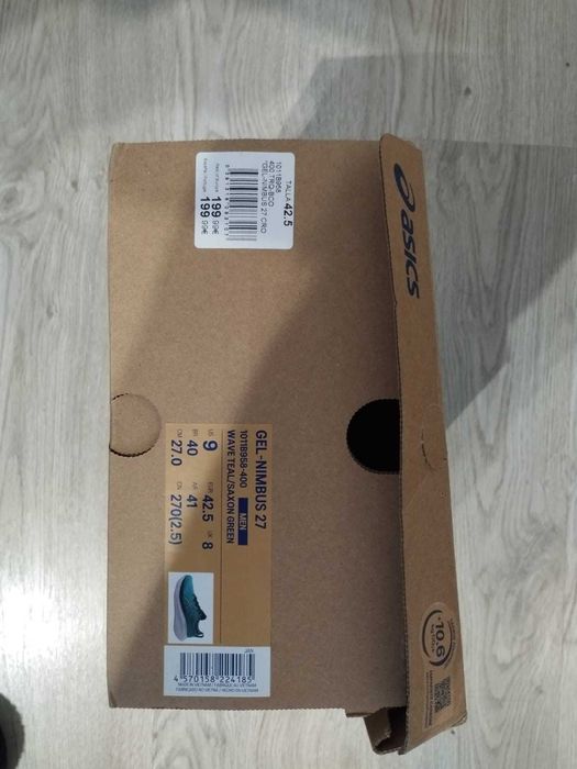 Sapatilhas de corrida ASICS GEL NIMBUS 27 - TAMANHO 42.5, SEMI-NOVAS