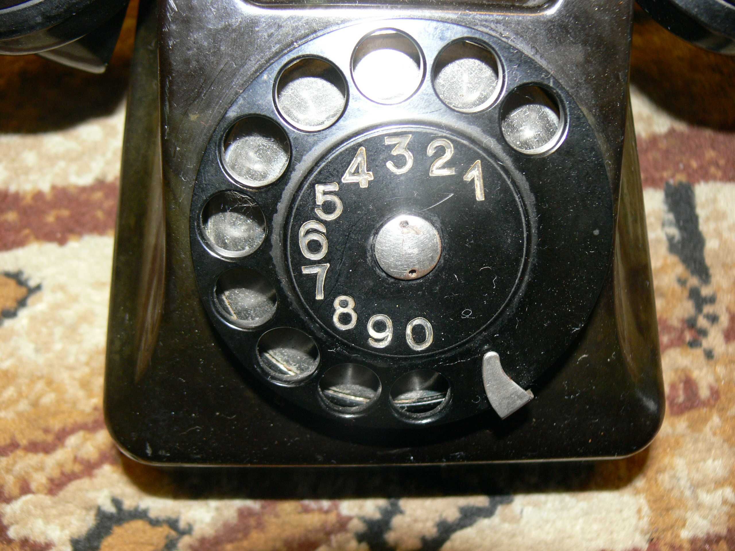 Stary Polski Bakelitowy telefon RWT lata 50 Ideał