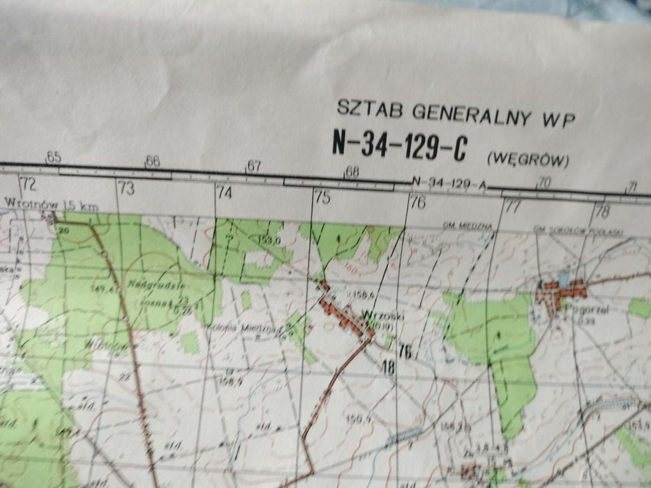 Stare mapy wojskowe topograficzne