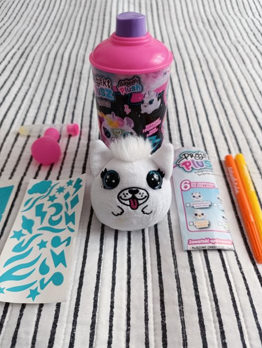 EPEE Projekt Plush Projekt Plusz tuba pies Husky piesek maskotka