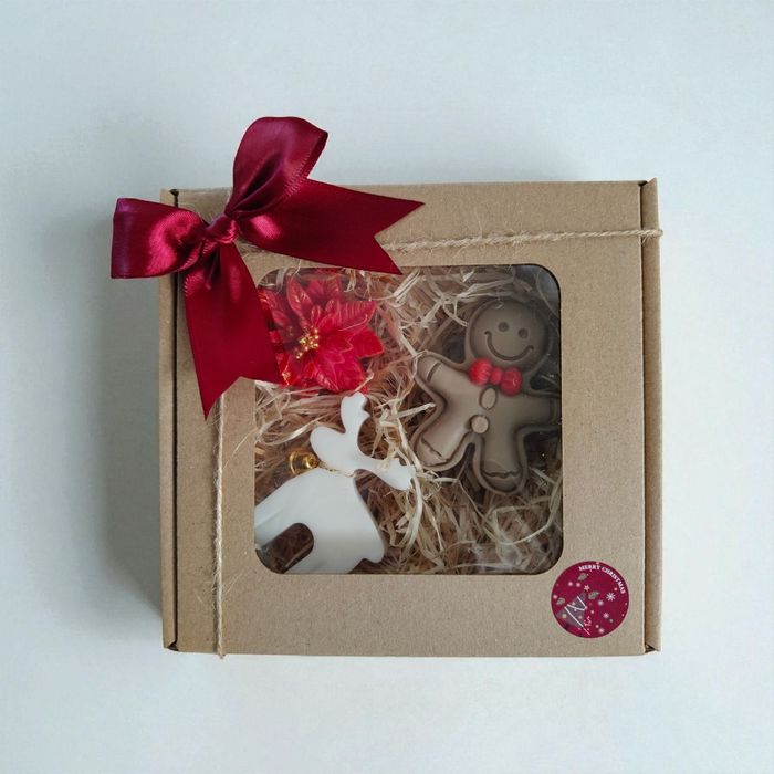 Upominki świąteczne. Mydlane zestawy.