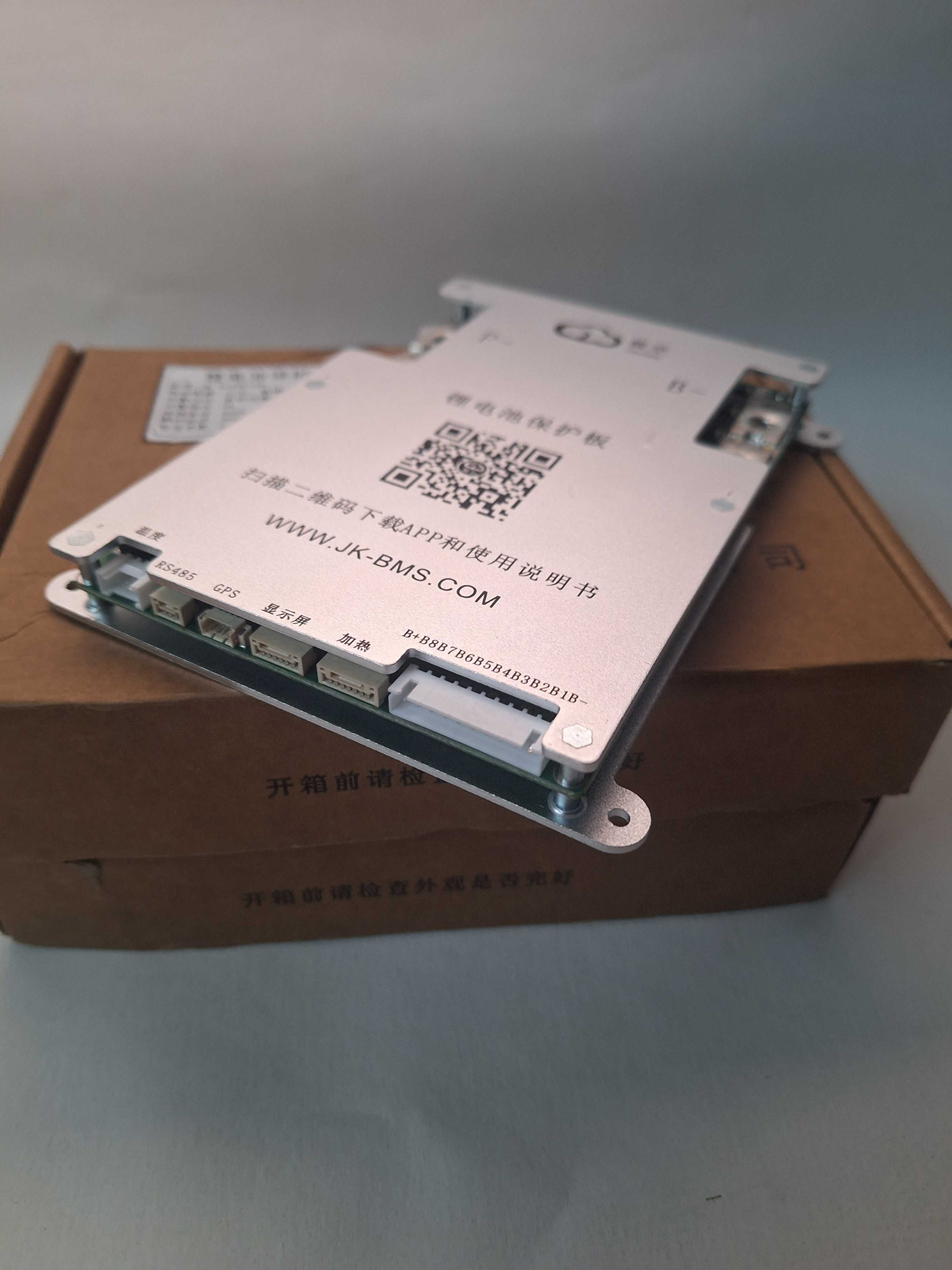 Smart BMS Jikong. Плата на 4S-8S комірок, струм 200/350А, баланс 2А