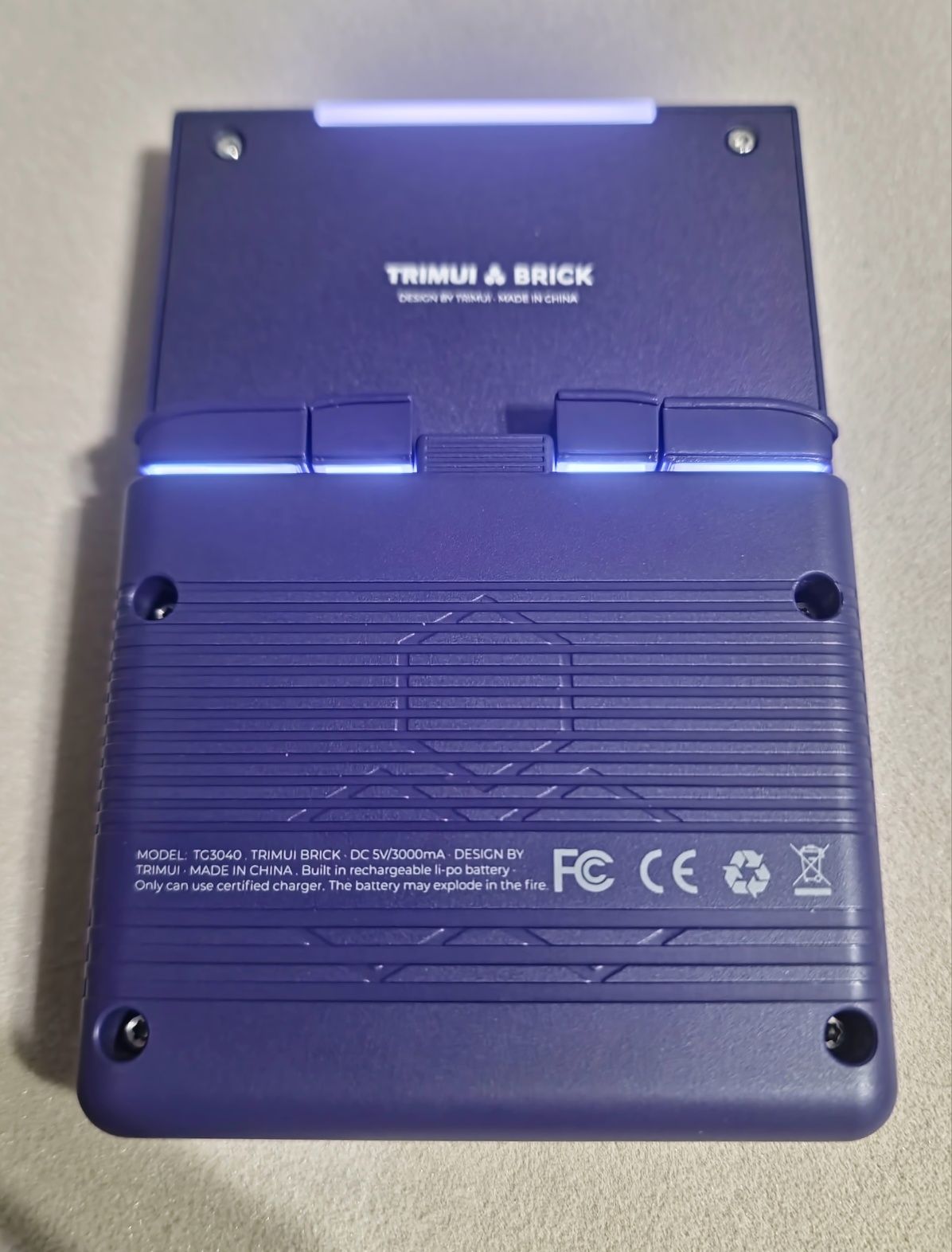 Gra konsola retro 256 gb Trimui Brick fioletowa pro smart