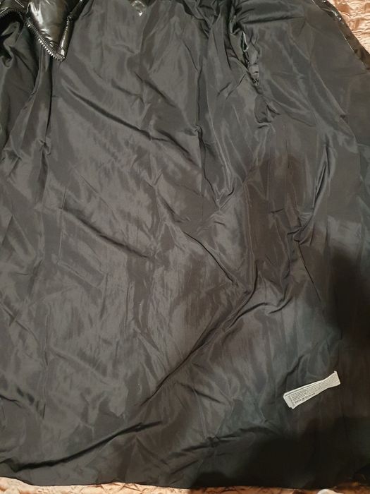 BERSHKA, куртка пуховик-плащ, розмір L, більшемерить.