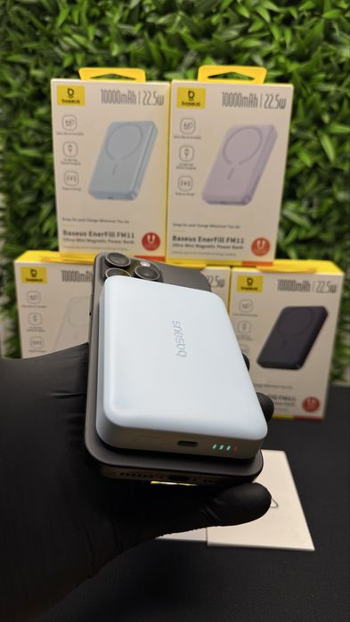 Стильний павербанк Базеус 10000 mAh 20w ultra slim powerbank Baseus